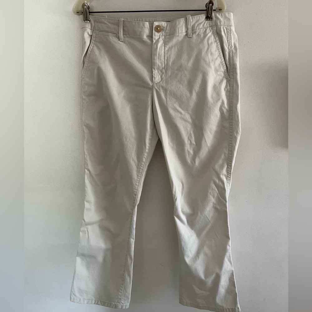 Gap Crop Kick Snow Cap Khakis Size 10R